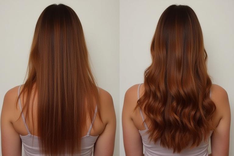 Hair transformation example 1